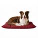 Italian Bed Linen Maxy Gewatteerd hondenkussen ELEGANT voor honden en katten, 60 x 100 cm, bordeaux