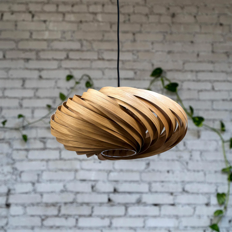 Gofurnit Gofurnit Hanglamp 'Veneria' in eikenhout - 50 cm