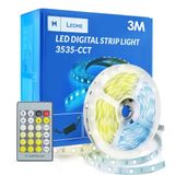VoltShine LED-strip set, 12 V, 3535, 60 l, 3 m CCT