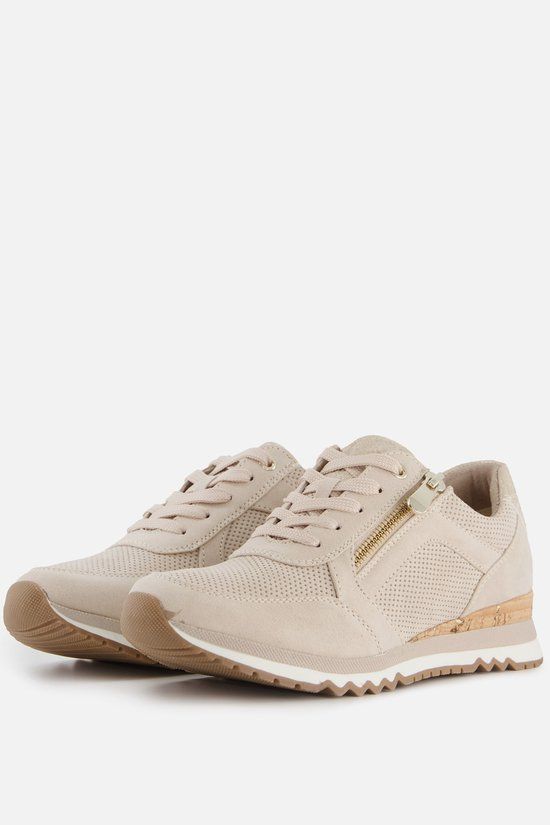 Marco Tozzi - Sneakers beige Synthetisch - Dames - maat 40