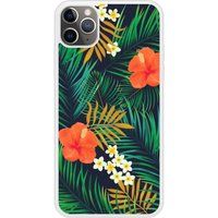 iPhone 11 Pro Max Tropical bedrukt siliconen hoesje
