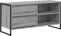 vidaXL TV Kast met lade Grijs Sonoma 100 x 36 x 49,5 cm Bewerkt hout