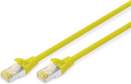 Digitus Cat6a sFTP netwerkkabel 0.25 meter Geel