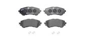 HELLA 8DB 355 025-711 Jeu de plaquettes de frein non préparé pour l'indicateur d'usure, avec accessoires