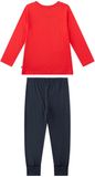 Sanetta Nachtkledij blauw / marine / rood