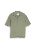 Tom Tailor Denim Loose Fit Resorthemd Linnen XS Sea Spray