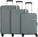 American Tourister Liftoff 4 wielen Kofferset 3-delig met uitbreidingsplooi - Harde bagage - TSA slot - charcoal grey