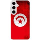Samsung Galaxy S24 Drapeau tunisie Verstevigd hoesje met sublimatie bedrukking