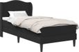 vidaXL Bedframe met hoofdeinde Zwart 90 x 190 cm Kunstleer