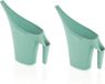 Merkloos Prosperplast Gieter - 2x - mintgroen - kunststof - 2 liter