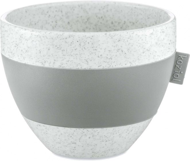 koziol Aroma M thermosbeker - 270 ml - wit/grijs