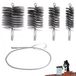 Set de 5 brosses de cheminée pour nettoyage en profondeur