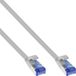 InLine UFTP CAT6a flexibele platte netwerkkabel | TPE LSZH | grijs | 0,25 meter