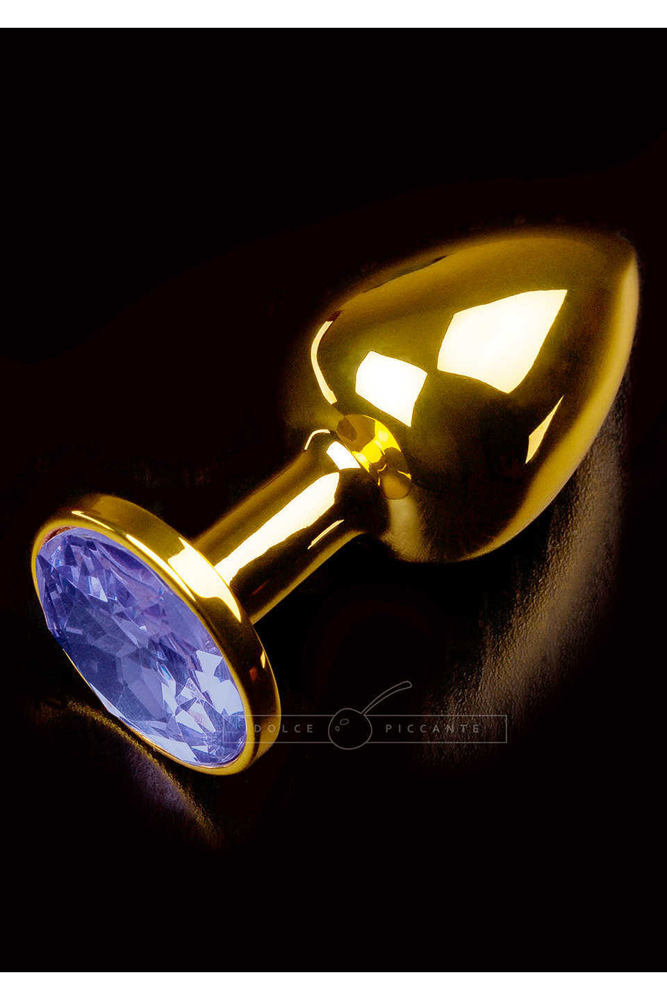 Dolce Piccante Buttplug Jewellery Gold Small Blue