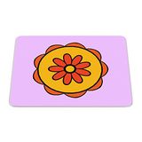 Bonamaison, Rechthoek Pop Art Digital bedrukte muismat, antislip onderkant, voor kantoor en thuis, grootte: 22x18 cm