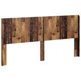 vidaXL - Hoofdbord - Oud - hout - Bewerkt - hout