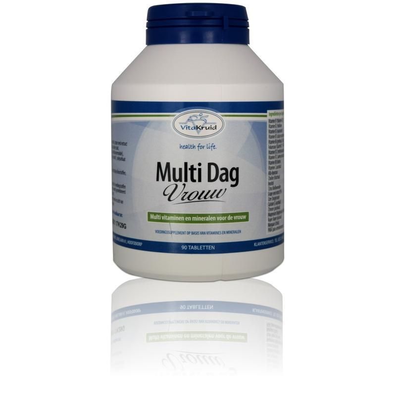 Vitakruid Multi Dag Vrouw Tabletten 90st