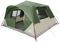 vidaXL Tent 10-persoons Groen Polyester en Staal