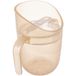 LOVI Genius Trainingsbeker voor kinderen, 150 ml, drinken zonder rugleuning, neutraal voor den en tong, transparant, voor kleine handen, nude
