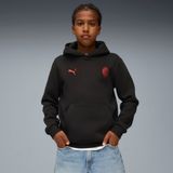 PUMA AC Milan FtblEssentials hoodie voor Heren, Zwart/Rood, Maat 9-10Y