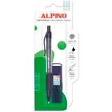 Alpino - Dot vulpotlood, ergonomisch design, 1 blister, antislip handgreep voor een goede grip, robuuste punt voor vloeiend schrijven