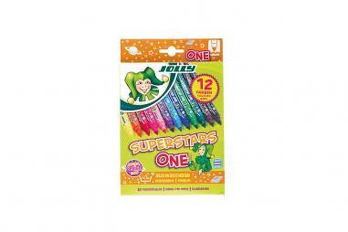 Jolly Superstar One Markers 12 kleuren