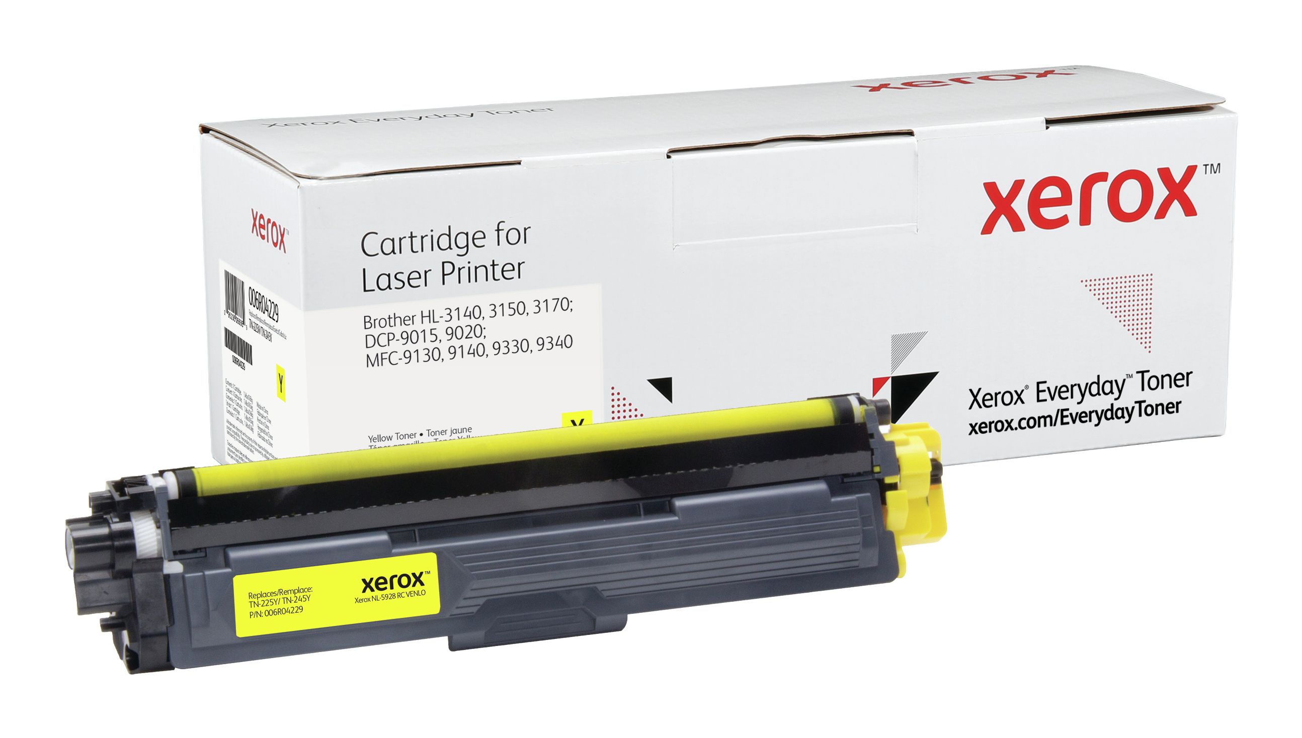 Everyday Gele Toner compatibel met Brother TN-225Y/ TN-245Y - 2200 pagina's