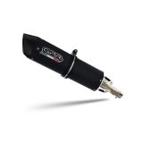 GPR Exhaust Systems Silencieux Slip On Homologué Furore Evo4 Nero Ducati Multistrada V4 Rally 2023-2024 Oval