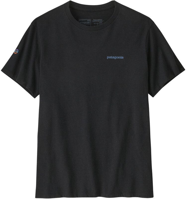 Patagonia Fitz Roy Icon Responsibility T-Shirt - Black - Size S - 2023