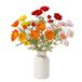 Mica Decorations Bouquet Fleurs artificielles Coquelicots Poppy - H62 cm - 4 couleurs mix - 12x tiges fleurs artificielles