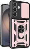 Techsuit Hoesje geschikt voor Samsung Galaxy S26 - Camshield Back Cover - Roségoud