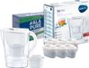 BRITA Carafe à eau Marella Blanc incluant 6 filtres Alapure Maxtra+