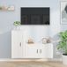 Prolenta Maison Exclusive - Set van 2 tv-meubels, wit, composiethout