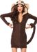 Leg Avenue Cozy Monkey Jurk Dames M Bruin