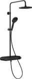 Duravit Douchesysteem Shelf 1050 Douche thermostaat, 2 consumenten, mat zwart
