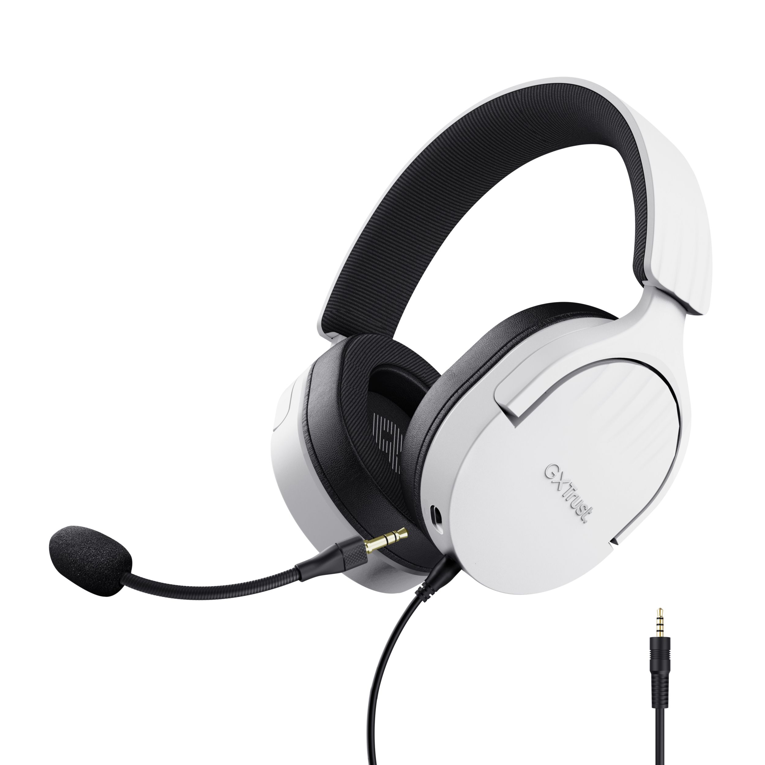 Trust GXT 489W FAYZO Gaming Headset - Bedraad - Zwart/Wit