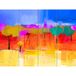 Artery8 Abstracte landschap met bomen XL Giant Panel Poster (8 Secties)