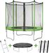 Habitat et Jardin Trampoline extérieur "Yoopi 2" - Ø 244 cm - Vert