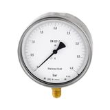 RIEGLER 102562-1158/1 precisiemanometer, G 1/2 radiaal onder, -1/+0,6 bar, Ø 160, 1 stuk