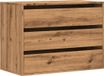vidaXL Ladekast 80x41x58 cm bois traité chêne artisanal