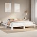 Maison Exclusive - Lit en bois massif sans matelas, blanc, 200x200 cm, en pin