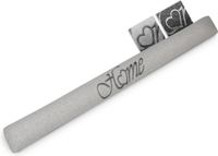 Beautissu Tochtstopper Deur Tuuli HO - 8 x 120 cm – Tochthond Grijs – Tochtkussen voor Deur en Ramen - Tochtrol