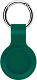 By Qubix Qubix - AirTag case shock series - siliconen sleutelhanger met ring - groen