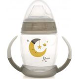 Kiokids Tasse d'apprentissage Nuit Gris 270ml 1ud