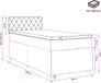 vidaXL Boxspringbed met matras en hoofdeinde, roze, 90 x 200 cm, fluweel