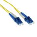 ACT 40 meter LSZH monomode 9/125 OS2 câble de fibre optique duplex avec connecteurs LC