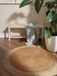 Hanse Home Jutta Jutetetapijt, natuurlijk woonkamertapijt, rond, van 100% jute, handgeweven, robuust en onderhoudsvriendelijk, modern, boho-tapijt van natuurlijke vezels, natuurlijk goud ivoor