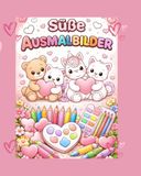 Süße Ausmalbilder für kleine Künstler