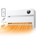 Dreo Intelligente radiator voor champagne, verticale oscillatie van 120 graden, thermostaat, temperatuurregelaar, minuut 24 uur, eenvoudige installatie, compatibel Alexa, WH719S