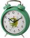 Excellent Houseware kinder wekker - groen - krokodil - XL - D30 cm - metaal - kinderkamer